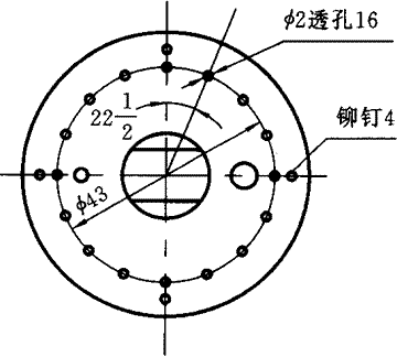 膠質層測定儀壓力盤俯視圖